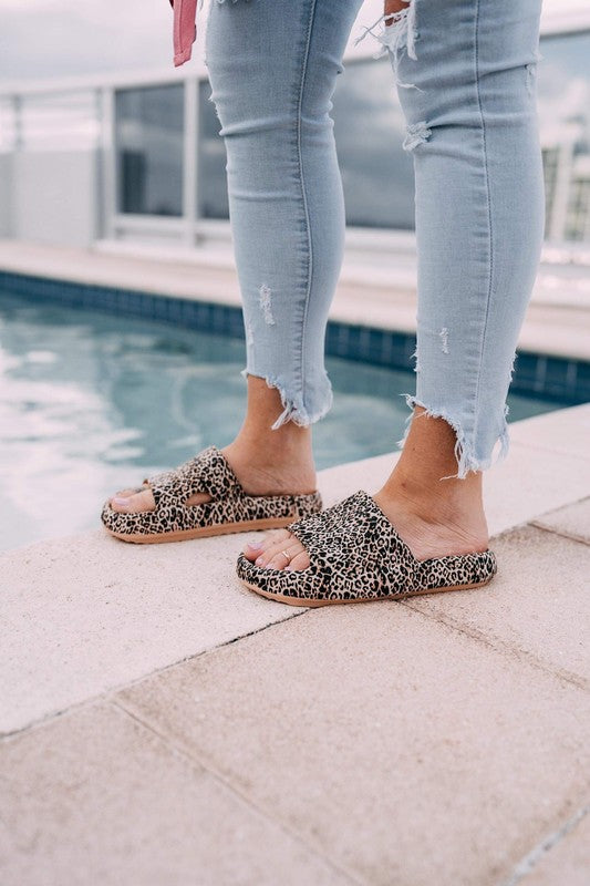 OG Brown Leopard Insanely Comfy Slides
