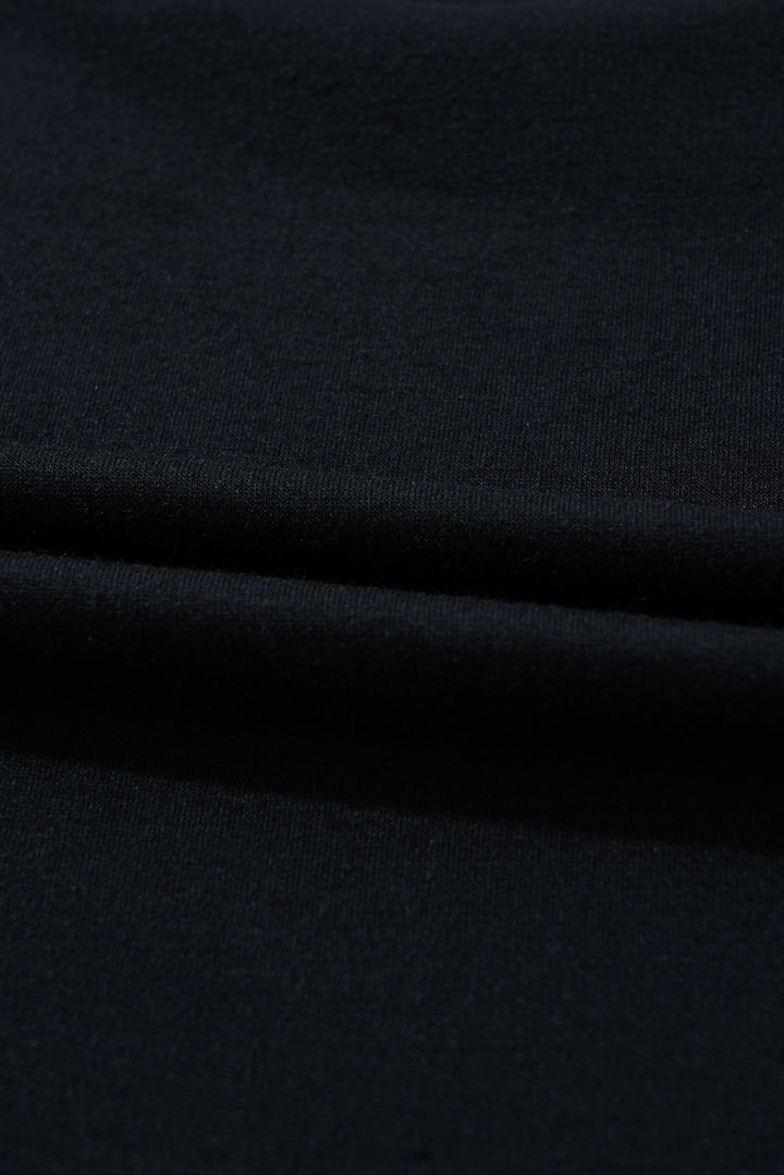 Plaid Round Neck Long Sleeve Mini Dress