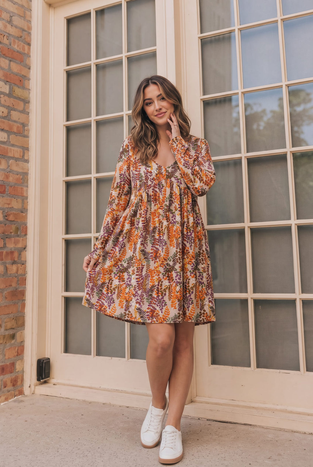 Falling For You Floral Mini Dress