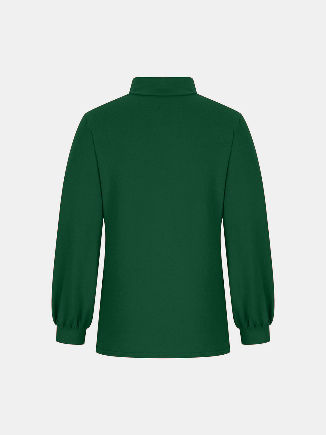 Full Size Mock Neck Long Sleeve T-Shirt